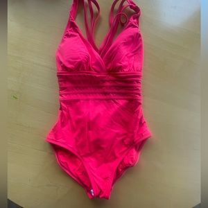 Red One Piece Swimsuit